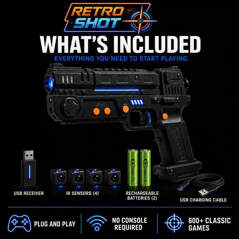 ✨ Wireless Retro Arcade Gaming System