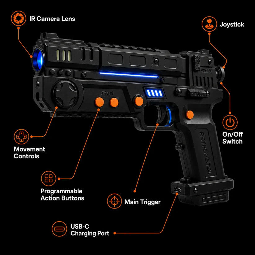 ✨ Wireless Retro Arcade Gaming System